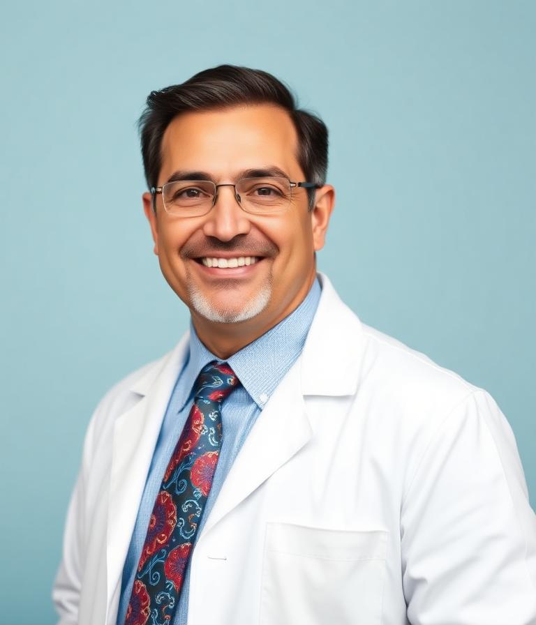 Portrait of Dr. Rafael Núñez, Pediatrics specialist